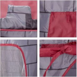 Relaxdays Tente Enfant Intérieur Garçons Chevalier Château Tente De Jeu Extérieur 3 Ans HxlxP: 125 X 105 X 105 Cm, Gris -Lit enfant Soldes Boutique 10367911 4