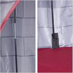 Relaxdays Tente Enfant Intérieur Garçons Chevalier Château Tente De Jeu Extérieur 3 Ans HxlxP: 125 X 105 X 105 Cm, Gris -Lit enfant Soldes Boutique 10367911 5