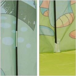 Relaxdays Tente De Jeu Dinosaure, Tente Enfants Tente Intérieur Extérieur Filles Garçons HxlxP: 150 X 100 X 100 Cm, Vert -Lit enfant Soldes Boutique 10367914 5