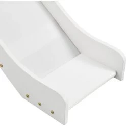 Lit Mezzanine D'Enfants Avec Toboggan Et Echelle Pin 97x208 Cm Blanc VidaXL -Lit enfant Soldes Boutique 13415387 5