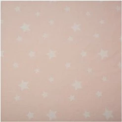 Atmosphera - Toile Pour Cabane En Bois Déco étoiles Roses 116 X 126 Cm - Ecru/rose -Lit enfant Soldes Boutique 14227205 4