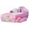 Lit Enfant Avec Rangement P'tit Bed Design Disney Princesses - Dim : 143 X 77 X 63cm -PEGANE-