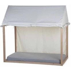 Housse De Maison De Lit Blanc 150x80x140 Cm CHILDHOME -Lit enfant Soldes Boutique 15863420 3