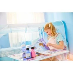 Tente De Lit Enfant Motif Reine Des Neiges - Dim : 190 X 90 X 90cm -PEGANE- -Lit enfant Soldes Boutique 15923098 3