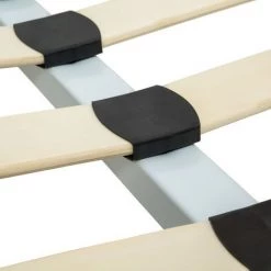 TECTAKE Lit Adulte 2 Places 180 Cm X 200 Cm En Métal Avec Sommier à Lattes Morphée Blanc - Blanc -Lit enfant Soldes Boutique 16140444 4