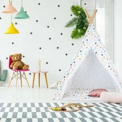 Relaxdays Tente De Jeu Enfants, Tipi Intérieur Extérieur Tente Indien Wigwam, HxlxP:160 X 115 X 115 Cm, Blanc/coloré 8 Relaxdays Tente De Jeu Enfants, Tipi Intérieur Extérieur Tente Indien Wigwam, HxlxP:160 X 115 X 115 Cm, Blanc/coloré -Lit enfant Soldes Boutique 16590930 4