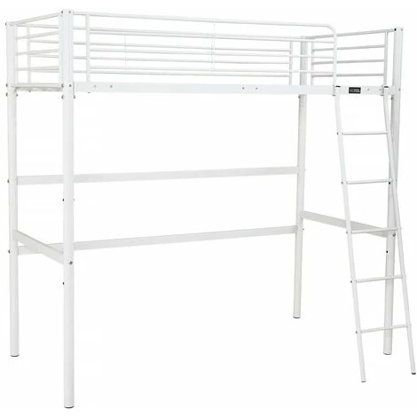 HABITAT & JARDIN Lit Mezzanine "Alora" - 90 X 190 Cm - Blanc 1 HABITAT & JARDIN Lit Mezzanine "Alora" - 90 X 190 Cm - Blanc