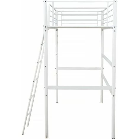 HABITAT & JARDIN Lit Mezzanine "Alora" - 90 X 190 Cm - Blanc 4 HABITAT & JARDIN Lit Mezzanine "Alora" - 90 X 190 Cm - Blanc – Image 4