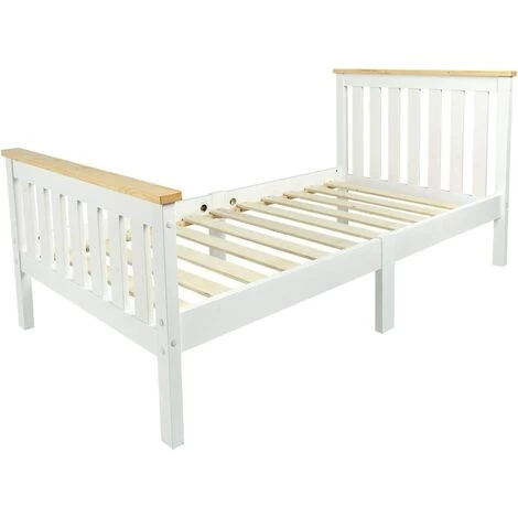 LEOMARK Lit Blanc Pas Un Matelas MILANO PINE 70/140 1 LEOMARK Lit Blanc Pas Un Matelas MILANO PINE 70/140