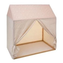 ATMOSPHERA FOR KIDS Cabane En Pin Enfant Avec Sa Toile Rose Atmosphera -Lit enfant Soldes Boutique 18969172 3