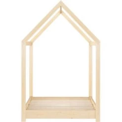 Cadre De Lit D'Enfant Bois De Pin Massif 70x140 Cm VidaXL -Lit enfant Soldes Boutique 19287043 4
