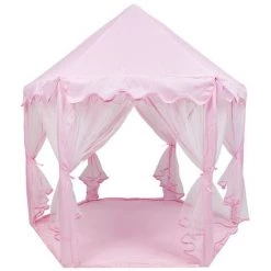 OOBEST Tente Pliable Portative De Jeu Pour Enfants Princesse Pop Up Chateau Filles Jouet Tente (Rose) Pour Maison Plage, Etc