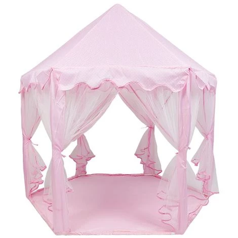 OOBEST 1.4m Rose Tente De Jeu Pour Enfants Château De Princesse Tente De Jeu Maison De Jouet Château De Princesse De Fées 2 OOBEST 1.4m Rose Tente De Jeu Pour Enfants Château De Princesse Tente De Jeu Maison De Jouet Château De Princesse De Fées – Image 2