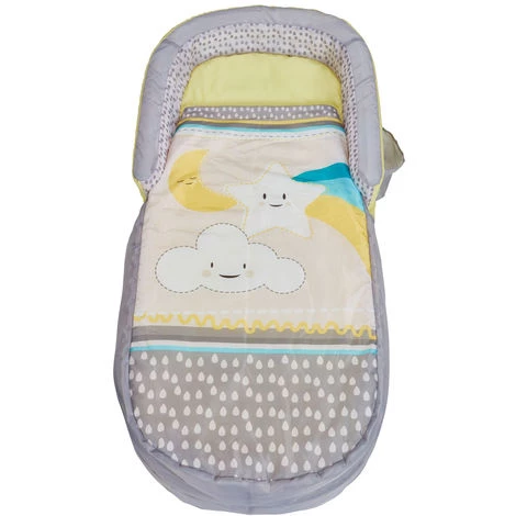 MOOSE TOYS Lit De Voyage Etoile Et Nuage 18 Mois à 3 Ans - Gris 4 MOOSE TOYS Lit De Voyage Etoile Et Nuage 18 Mois à 3 Ans - Gris – Image 4