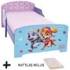 BEBEGAVROCHE Lit Enfant Fille Pat Patrouille + Matelas - Bleu