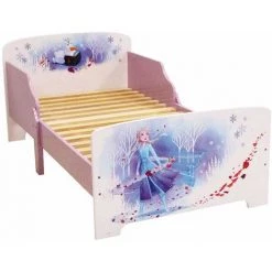 BEBEGAVROCHE Lit Enfant La Reine Des Neiges 2 Elsa Et Olaf Disney Frozen + Matelas - Multicolor -Lit enfant Soldes Boutique 22746670 3