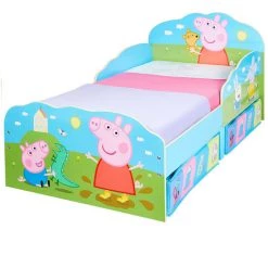 MOOSE TOYS Lit Enfant Peppa Pig Famille Avec Tiroirs De Rangement - Rose