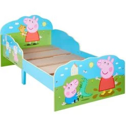 BEBEGAVROCHE Pack Complet Premium Lit Peppa Pig Famille Avec Tiroirs = Lit+Matelas & Parure+Couette+Oreiller - Multicolor -Lit enfant Soldes Boutique 23573182 5