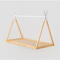 Lit En Bois Pour Matelas De 90 Cm Typi Kids SKLUM Bois Bois Naturel - Bois Naturel Bois Naturel