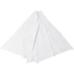MANTA Tente De Jeu Tente Tipi Enfant Coton Toile Maison Jardin Intérieure Extérieure Blanc Blanc -Lit enfant Soldes Boutique 24872442 3