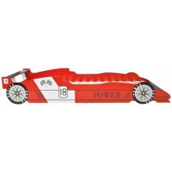 Hommoo Lit Voiture De Course Pour Enfants 90 X 200 Cm Rouge HDV10567 -Lit enfant Soldes Boutique 25065938 3