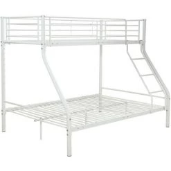 HABITAT & JARDIN Lit Superposé En Métal "Leo" Sommiers Inclus - 90/140 X 190 Cm - Blanc 6 HABITAT & JARDIN Lit Superposé En Métal "Leo" Sommiers Inclus - 90/140 X 190 Cm - Blanc -Lit enfant Soldes Boutique 25511209 3