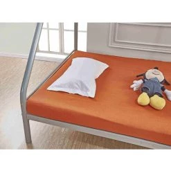 DECO IN PARIS Lit Superposé 3 Personnes En Métal 90 X 190 Cm Et 140 X 190 Cm TRINITY - Gris -Lit enfant Soldes Boutique 26097598 3