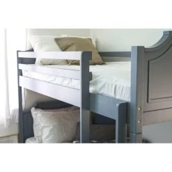 DECO IN PARIS Lit Superposé Séparable En Bois Gris PAULINE 90 X 190 Cm - Gris 7 DECO IN PARIS Lit Superposé Séparable En Bois Gris PAULINE 90 X 190 Cm - Gris -Lit enfant Soldes Boutique 26097642 3