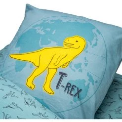 BLEU CALIN Le Caradou T-Rex - 90x190cm - Avec Couette -Lit enfant Soldes Boutique 26149266 3