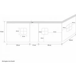 DéCOSHOP26 Toile Rideau Pour Lit Mezzanine Ou Surélevé En Coton Gris Avec étoiles - Gris -Lit enfant Soldes Boutique 28269453 3