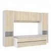 AUTRES Lit Gigogne Enfant Avec Multiples Rangements - 90 X 190 Cm - KWAI