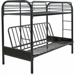 HABITAT ET JARDIN Lit Mezzanine "POLO" - 90 X 190 Cm - Noir 7 HABITAT ET JARDIN Lit Mezzanine "POLO" - 90 X 190 Cm - Noir -Lit enfant Soldes Boutique 3068960 4