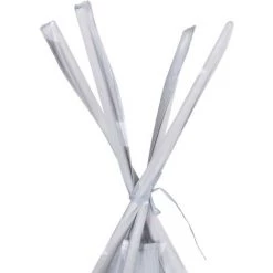 VidaXL Tente Tipi Pour Enfants Avec Sac Polyester Gris 115x115x160 Cm - Gris -Lit enfant Soldes Boutique 31457618 5