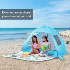 ASUPERMALL Tente De Camping En Plein Air, Tente De Divertissement Pop-Up, Tente Instantanee Automatique, Bleu Ciel Et Bleu 8 ASUPERMALL Tente De Camping En Plein Air, Tente De Divertissement Pop-Up, Tente Instantanee Automatique, Bleu Ciel Et Bleu -Lit enfant Soldes Boutique 31555275 4