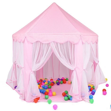 SKECTEN Tente De Jeu Enfant, Tente De Jeu Pour 3 Enfants Maximum, 140 X 140 X 142 Cm, Rose 1 SKECTEN Tente De Jeu Enfant, Tente De Jeu Pour 3 Enfants Maximum, 140 X 140 X 142 Cm, Rose