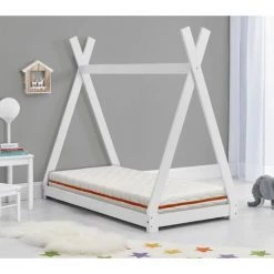 DORMALIT Matelas 80X130 LIT ENFANTS Epaisseur 18 CM NUKA - Mousse, Antiacarien Et DEhoussable, IdEal Pour Les Lits Gigognes Et Lit Cabane -Lit enfant Soldes Boutique 33298662 5