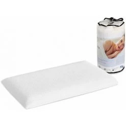 DORMALIT Oreiller Enfant 6 CM Confort 70X35 - Mousse A Memoire De Forme. Dehoussable. Ergonomique. Son Premier Oreiller
