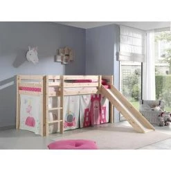 Paris Prix - Tente Textile Pour Lit "pino Princesse" Rose 7 Paris Prix - Tente Textile Pour Lit "pino Princesse" Rose -Lit enfant Soldes Boutique 33653919 4