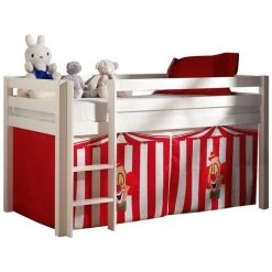 Paris Prix - Tente Textile Pour Lit "pino Cirque" Rouge