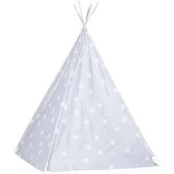 ASUPERMALL Tente Tipi Pour Enfants Avec Sac Polyester Gris 115x115x160 Cm -Lit enfant Soldes Boutique 33856297 4