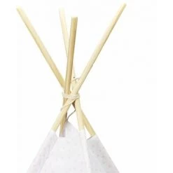 Paris Prix - Tipi Enfant Déco "rêves" 160cm Blanc -Lit enfant Soldes Boutique 33856718 3