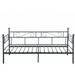 EGGREE Lit 90x190cm -lit Unique Canapé--Lit Enfants 90x190cm Ou Lit Adulte-Noir -Lit enfant Soldes Boutique 33859681 3