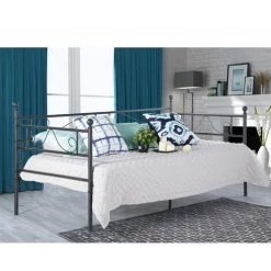 EGGREE Lit 90x190cm -lit Unique Canapé--Lit Enfants 90x190cm Ou Lit Adulte-Noir -Lit enfant Soldes Boutique 33859681 5