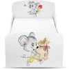 LEOMARK Moderne Lit D'Enfant Toddler 140/70 Motif: Souris