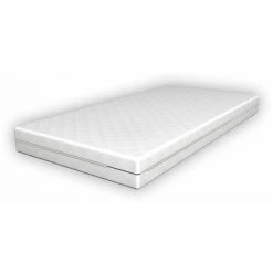 DéCOSHOP26 Lit Pour Enfant Cabane Maison Avec Matelas Barrière Et Sommier En Bois De Pin Blanc 70 X 140 Cm - Blante -Lit enfant Soldes Boutique 35570992 4