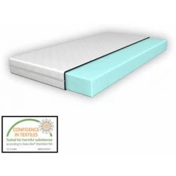 DéCOSHOP26 Lit Pour Enfant Cabane Maison Avec Matelas Barrière Et Sommier En Bois De Pin Blanc 70 X 140 Cm - Blante -Lit enfant Soldes Boutique 35570992 5