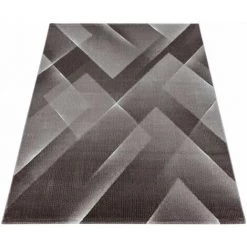 ALLOTAPIS Tapis Design Graphique à Courtes Mèches Choucas Marron 200x290 - Marron 7 ALLOTAPIS Tapis Design Graphique à Courtes Mèches Choucas Marron 200x290 - Marron -Lit enfant Soldes Boutique 35615857 3