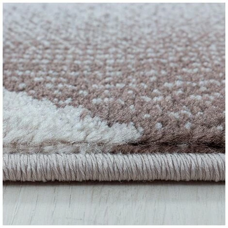 ALLOTAPIS Tapis Design Graphique à Courtes Mèches Choucas Marron 200x290 - Marron 4 ALLOTAPIS Tapis Design Graphique à Courtes Mèches Choucas Marron 200x290 - Marron – Image 4