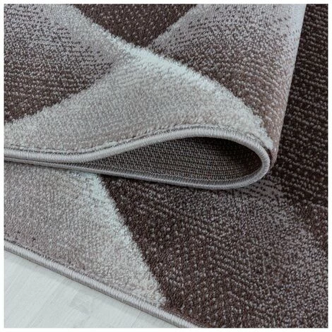 ALLOTAPIS Tapis Design Graphique à Courtes Mèches Choucas Marron 200x290 - Marron 5 ALLOTAPIS Tapis Design Graphique à Courtes Mèches Choucas Marron 200x290 - Marron – Image 5