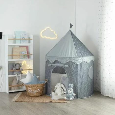 ATMOSPHERA FOR KIDS Tente Pour Enfant "Pop Up" 135cm Gris 2 ATMOSPHERA FOR KIDS Tente Pour Enfant "Pop Up" 135cm Gris – Image 2
